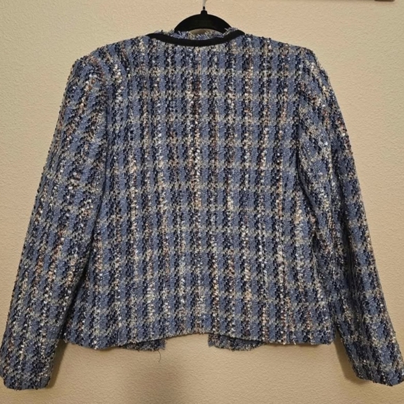 Express Jacket L Blue Tweed - Picture 2 of 4